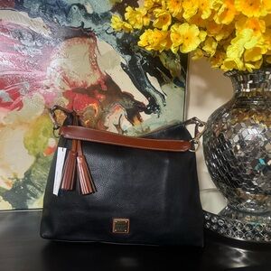 Dooney & Bourke Black and Brown Shoulder Bag / NWT